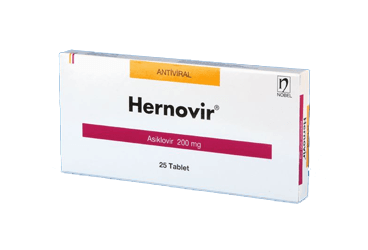 HERNOVIR 200 MG 25 TABLET